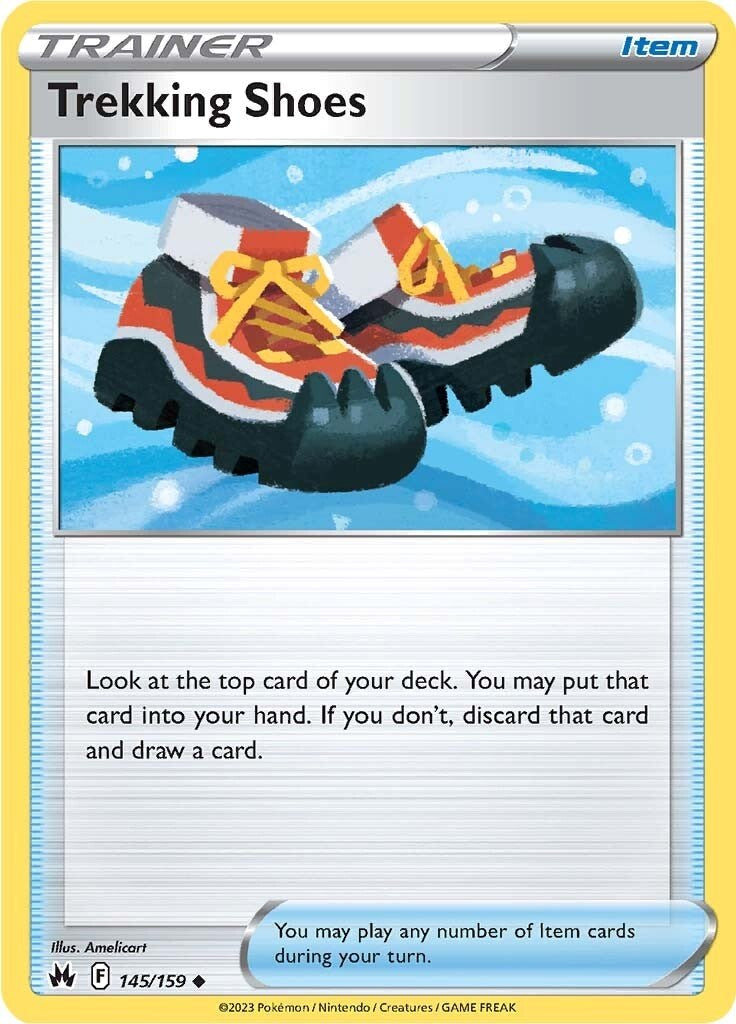 Trekking Shoes [CRZ - 145/159] Pokemon Trading Card