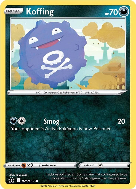 Koffing [CRZ - 075/159] Pokemon Trading Card