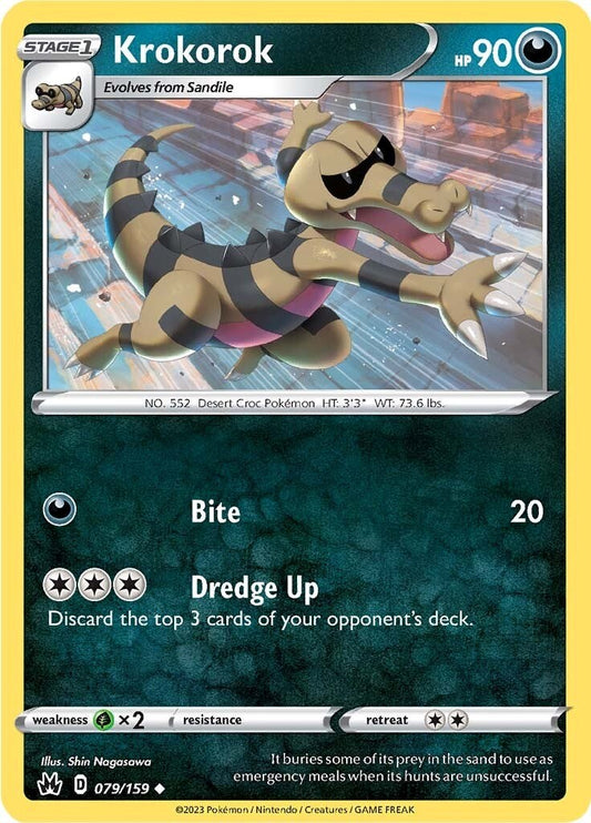 Krokorok [CRZ - 079/159] Pokemon Trading Card