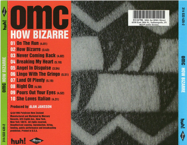 OMC : How Bizarre (CD, Album, Club)