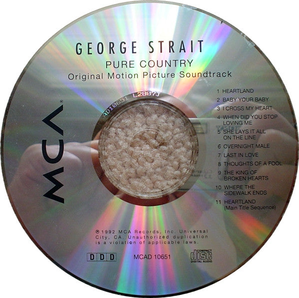 George Strait : Pure Country (Original Motion Picture Soundtrack) (CD, Album)