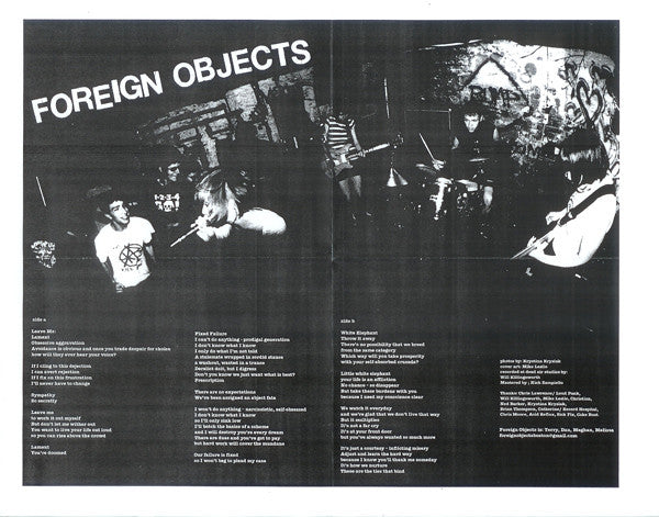 Foreign Objects (3) : Foreign Objects (7", RP)