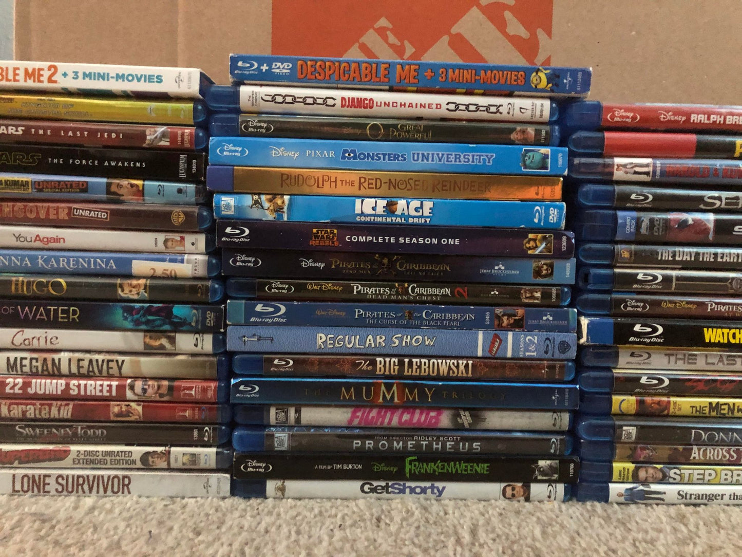 10 Random Mystery Video Blu-Ray Movie Tv Show Film Bundle Lot Box Grab Bag - Endless Media