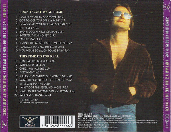 Southside Johnny & The Asbury Jukes : I Don't Want To Go Home & This Time It's For Real (CD, Comp, RE)