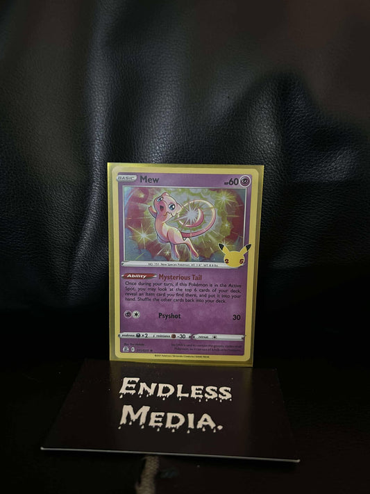 Mew [CLB - 011/025] Celebrations Holo Rare Pokemon Trading Card LP