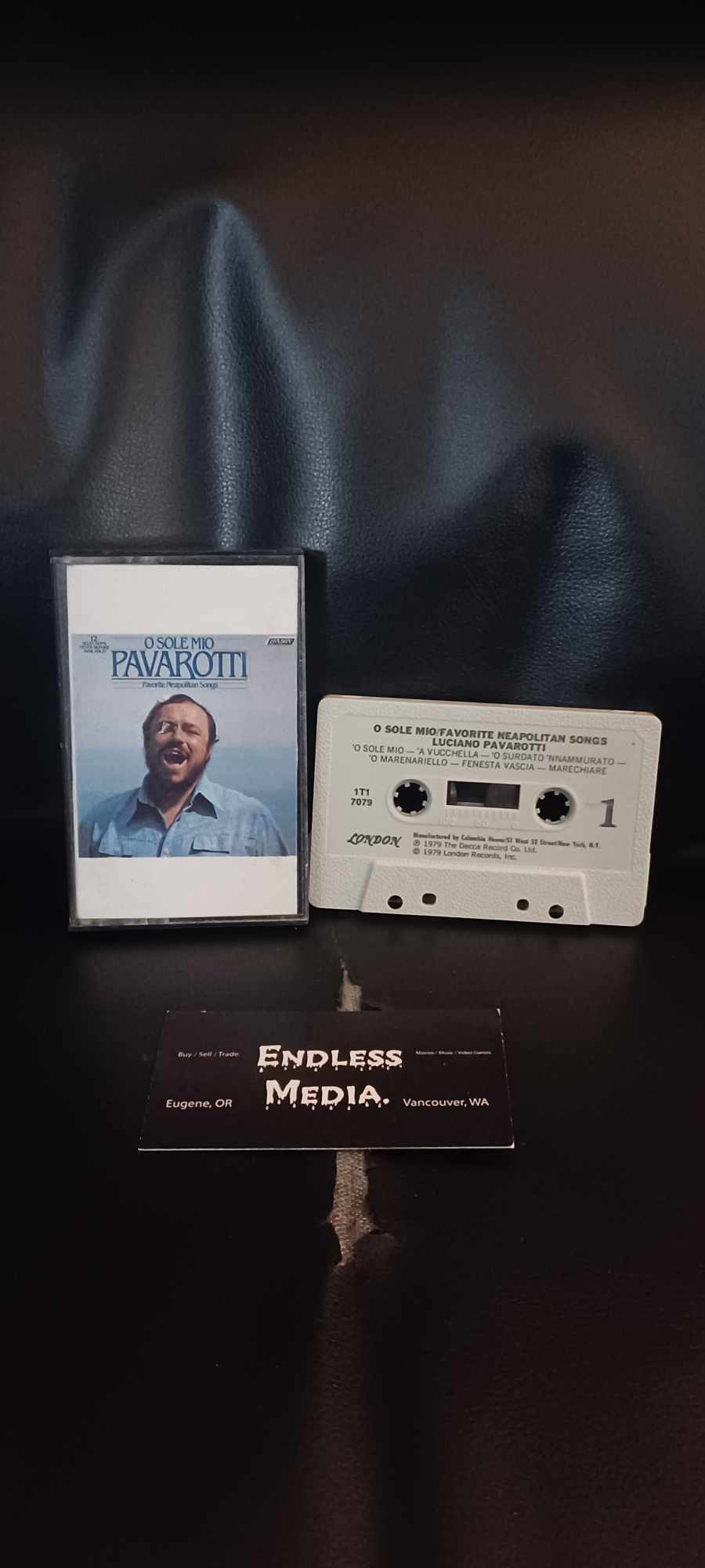 Luciano Pavarotti - O Sole Mio (Favorite Neapolitan Songs) (Cassette) (VG)