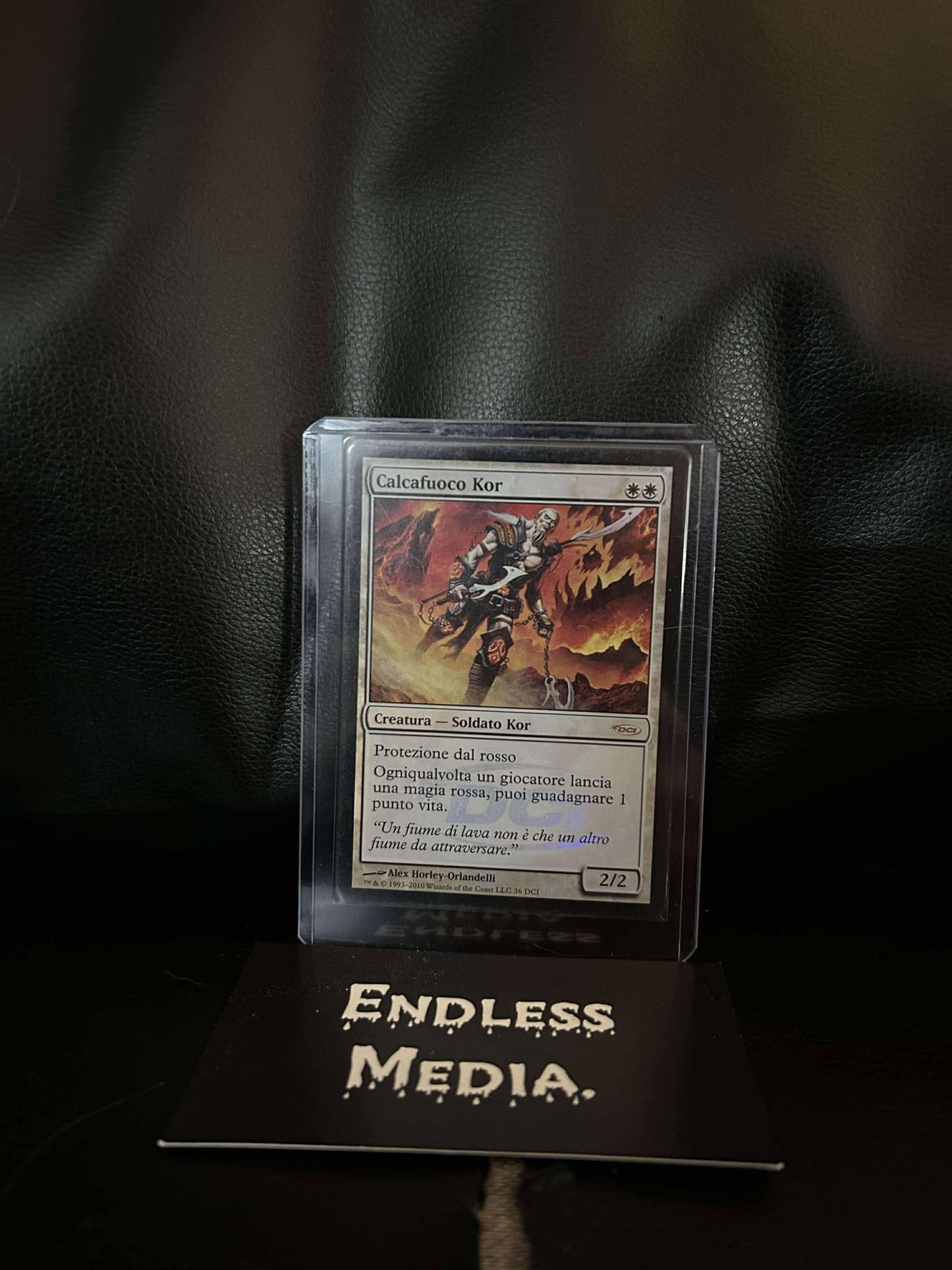 Kor Firewalker Foil Italian [WPN - 36] Magic the Gathering MTG Trading Card LP