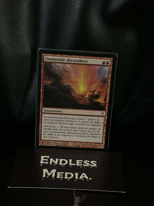 Searing Blaze Portugese [WWK - 90] Magic the Gathering MTG Trading Card LP