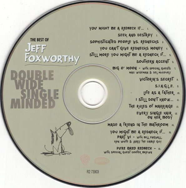 Jeff Foxworthy : The Best Of Jeff Foxworthy (Double Wide, Single Minded) (CD, Comp, RM, RP + DVD-V, RP, NTSC, CI/)