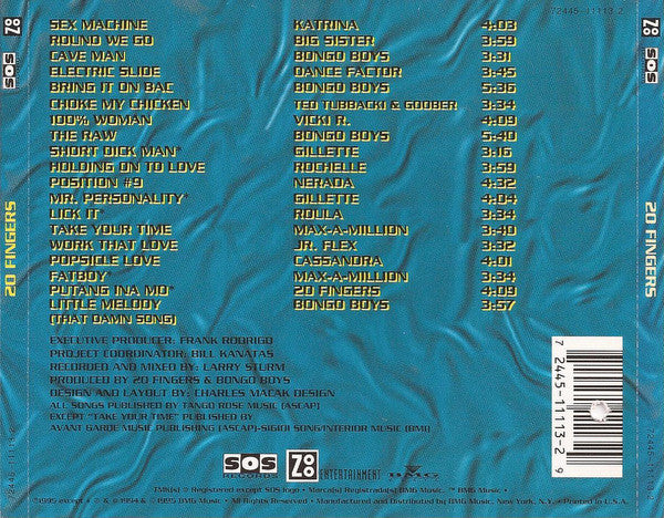 20 Fingers : 20 Fingers (CD, Comp)