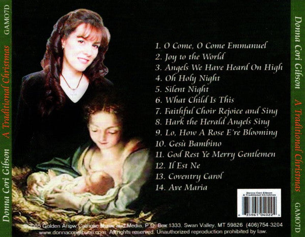 Donna Cori Gibson : A Traditional Christmas (CD, Comp)