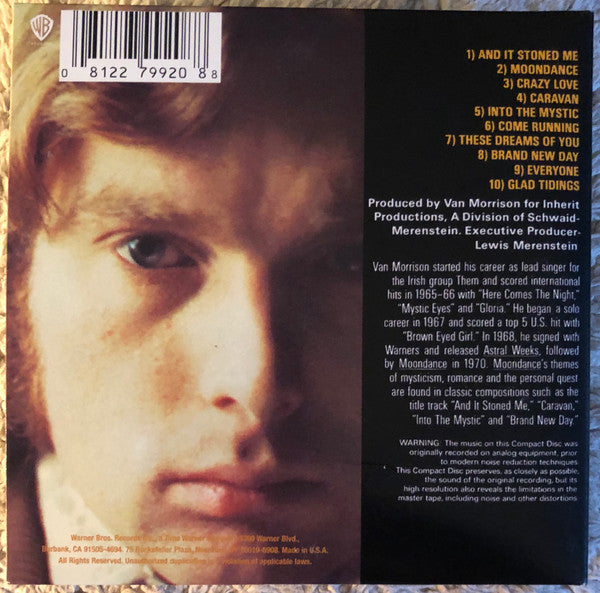 Van Morrison : Moondance (CD, Album, RE)