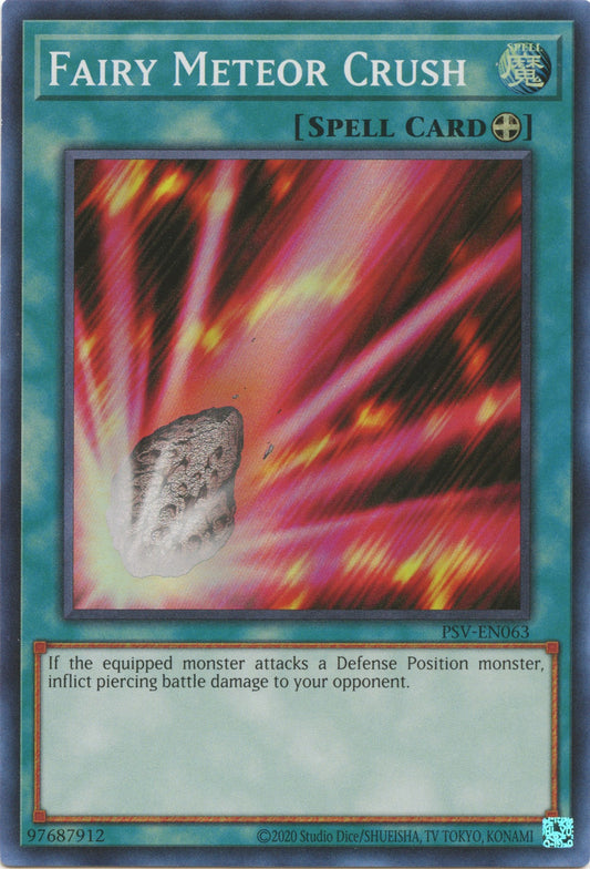 Fairy Meteor Crush [PSV-EN - PSV-EN063] Yu-Gi-Oh Trading Card