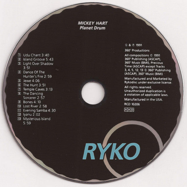 Mickey Hart : Planet Drum (CD, Album)