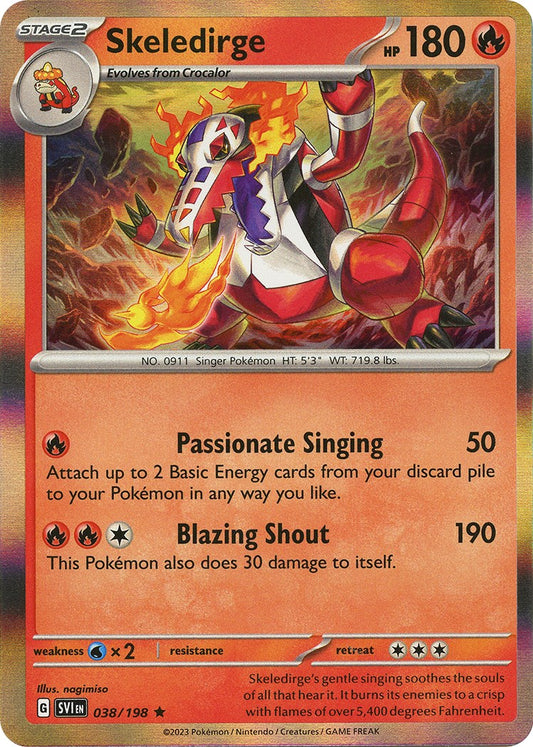 Skeledirge [SV1 - 038/198] Pokemon Trading Card