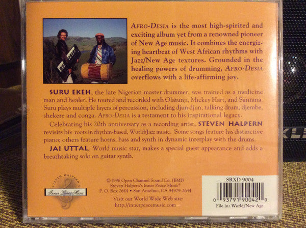 Steven Halpern & Suru Ekeh : Afro-Desia (CD, Album)