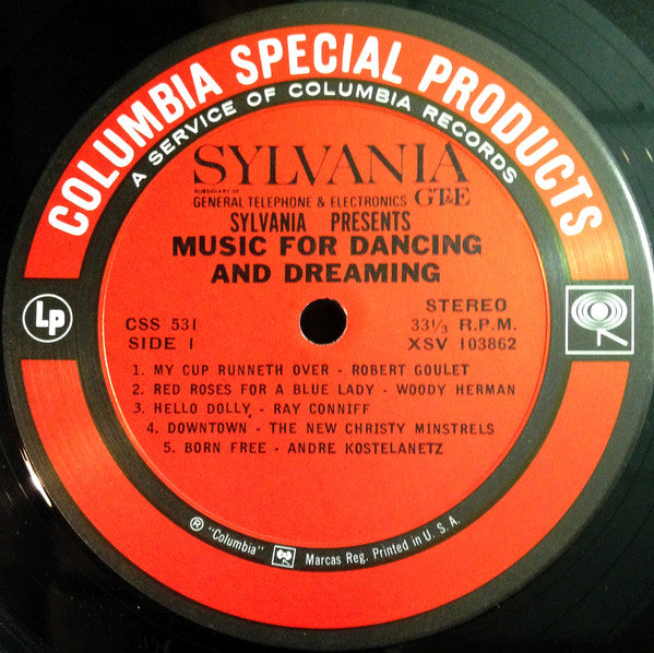 Various - Sylvania Presents Music For Dancing & Dreaming (LP) (VG) - Endless Media