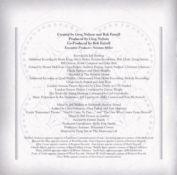 Various : Emmanuel A Musical Celebration Of The Life Of Christ (CD, Album, Comp)