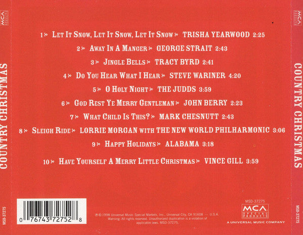 Various : Country Christmas (CD, Comp)