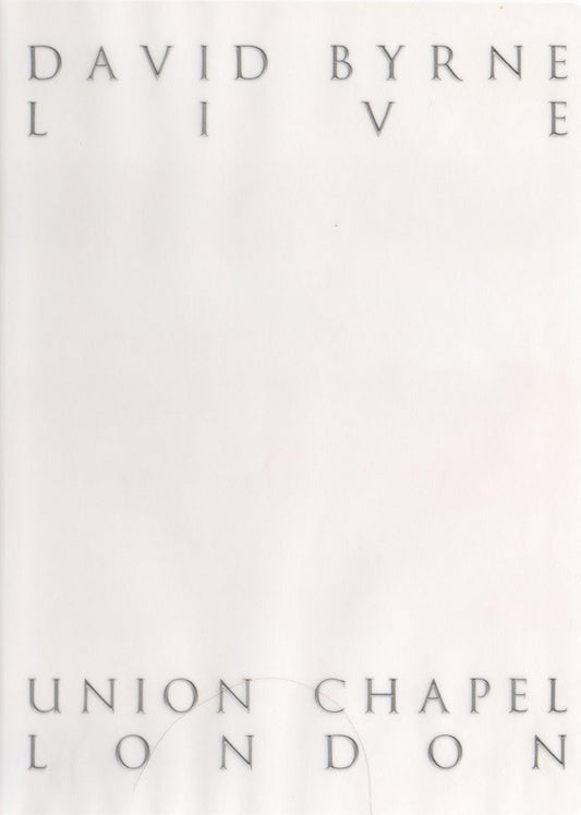 David Byrne : Live At Union Chapel (DVD-V, Multichannel, NTSC)
