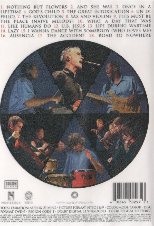 David Byrne : Live At Union Chapel (DVD-V, Multichannel, NTSC)