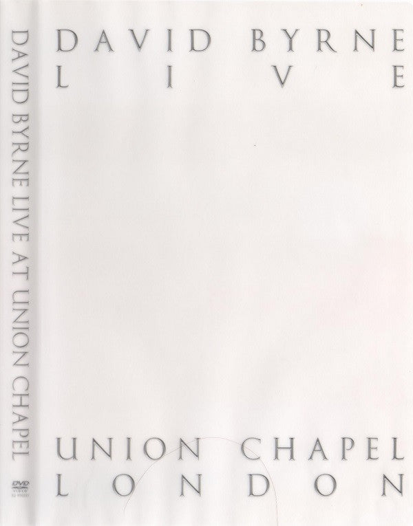 David Byrne : Live At Union Chapel (DVD-V, Multichannel, NTSC)