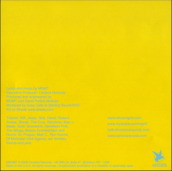 MGMT : Time To Pretend (CD, EP, RE, RM)