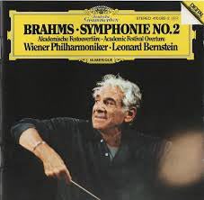 Johannes Brahms, Leonard Bernstein, Wiener Philharmoniker : Symphonie No.2 · Akademische Festouvertüre = Academic Festival Overture (CD, Album)