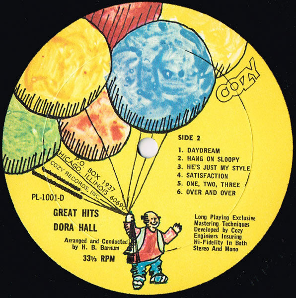 Dora Hall - Great Hits! (LP) (G+) - Endless Media