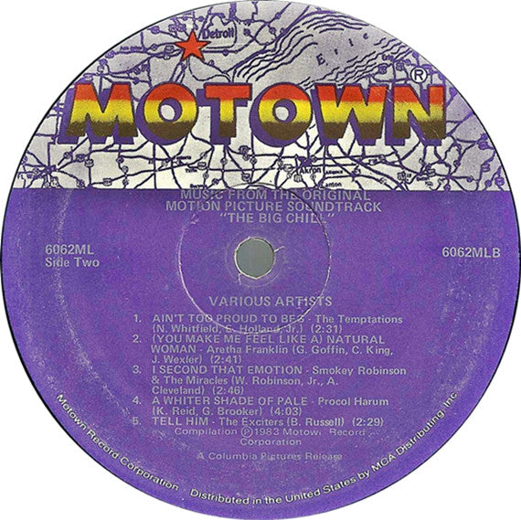 Various : The Big Chill - Original Motion Picture Soundtrack (LP, Album, Comp)
