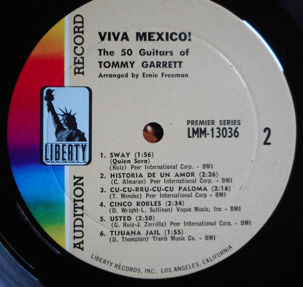 The 50 Guitars Of Tommy Garrett - ¡Viva Mexico! (LP) (VG+) - Endless Media