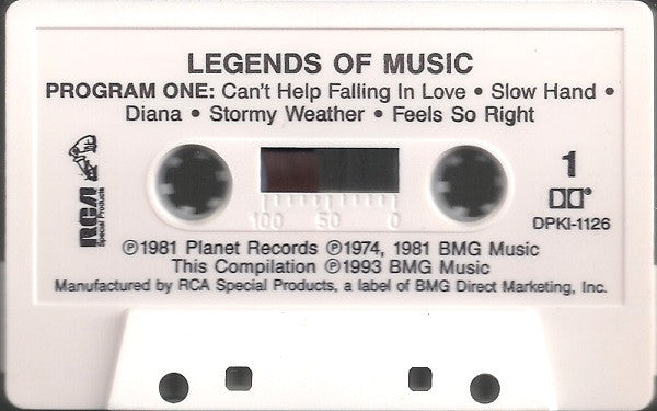 Various : Legends Of Music (Cass, Comp)