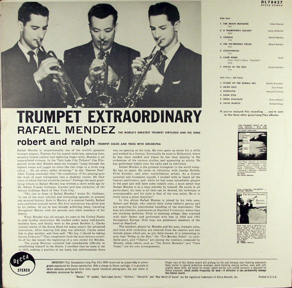 Rafael Mendez : Trumpet Extraordinary (LP, Album)