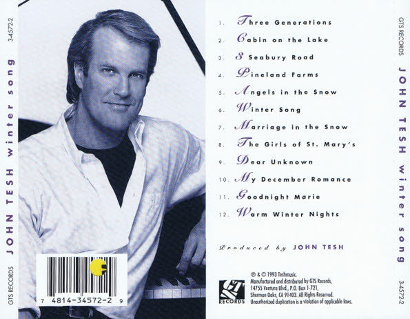 John Tesh : Winter Song (CD, Album)
