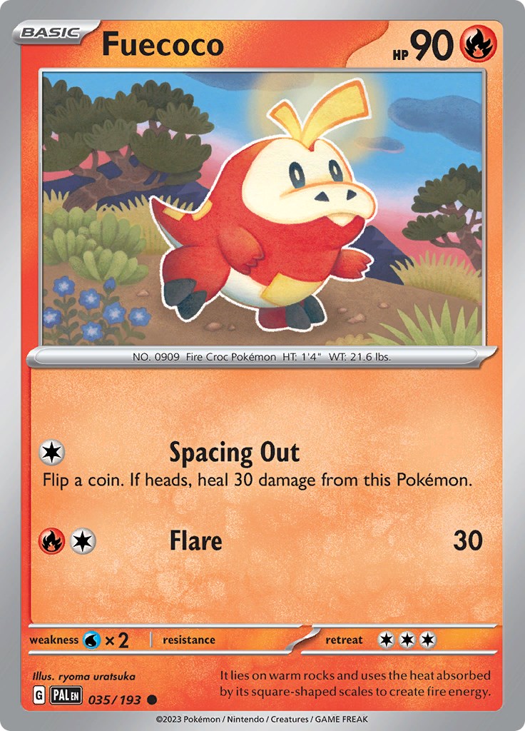 Fuecoco - 035/193 [PAL - 035/193] Pokemon Trading Card