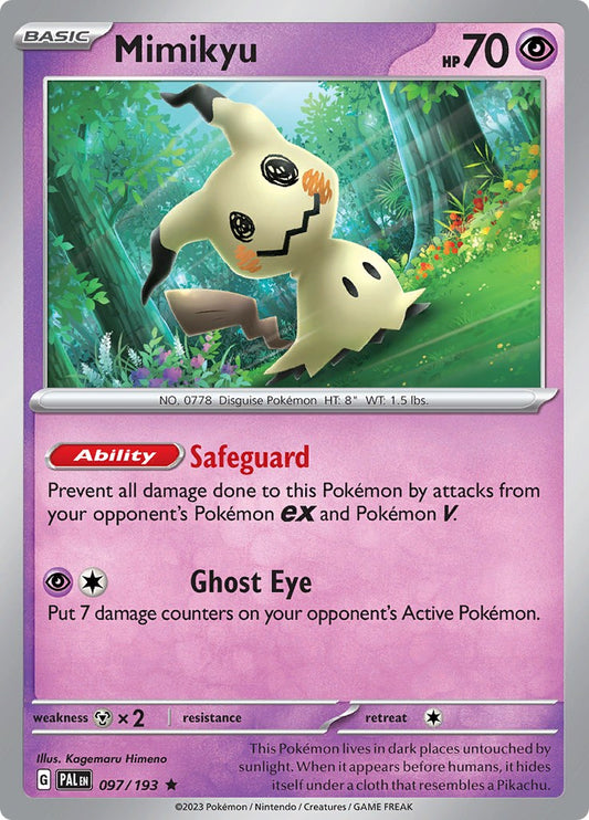 Mimikyu [PAL - 097/193] Pokemon Trading Card