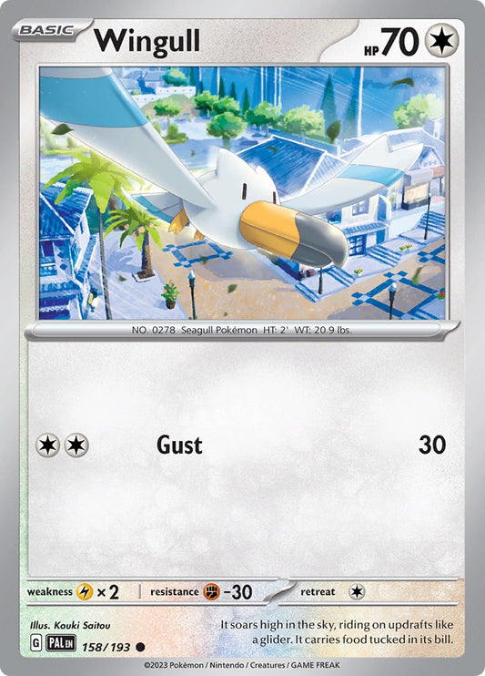 Wingull [PAL - 158/193] Pokemon Trading Card