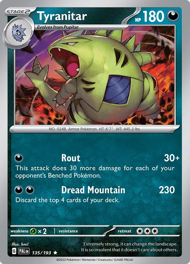 Tyranitar - 135/193 [PAL - 135/193] Pokemon Trading Card