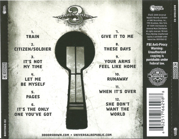 3 Doors Down : 3 Doors Down (CD, Album)