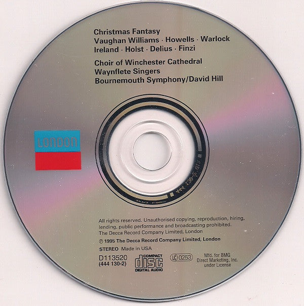 Winchester Cathedral Choir, Bournemouth Symphony Orchestra, David Hill : Christmas Fantasy (CD, Club)