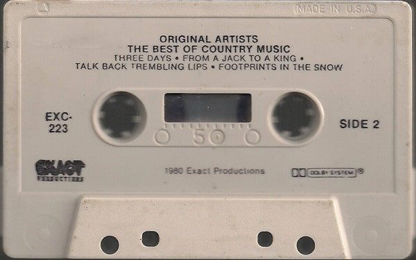Various : The Best Of Country Music (Cass, Comp)