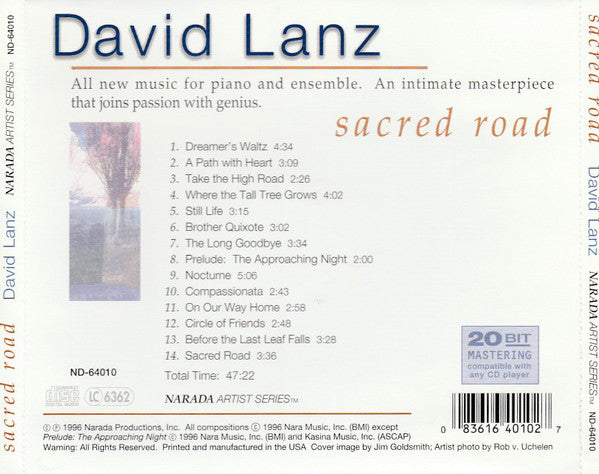 David Lanz : Sacred Road (CD, Album)