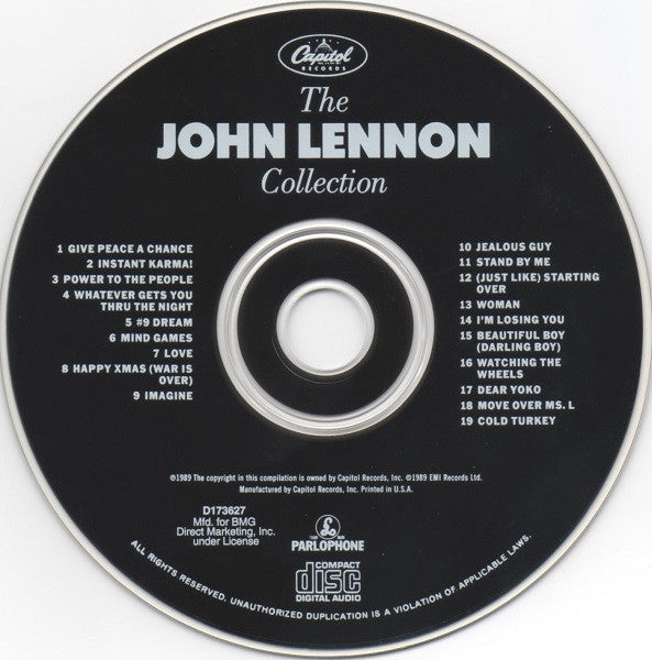 John Lennon : The John Lennon Collection (CD, Comp, Club, RE)