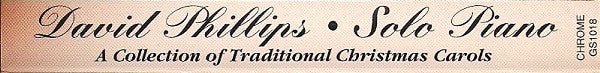 David Phillips (17) : Solo Piano (A Collection Of Traditional Christmas Carols) (Cass)
