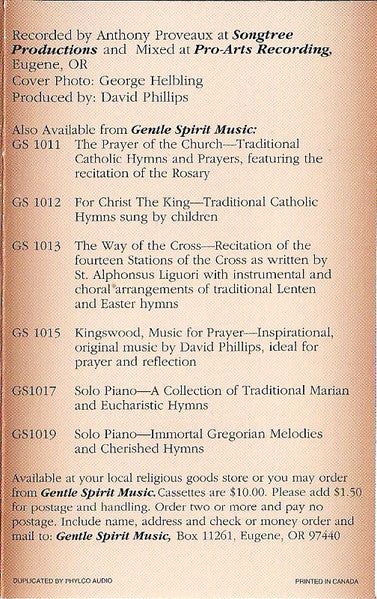 David Phillips (17) : Solo Piano (A Collection Of Traditional Christmas Carols) (Cass)