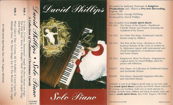 David Phillips (17) : Solo Piano (A Collection Of Traditional Christmas Carols) (Cass)