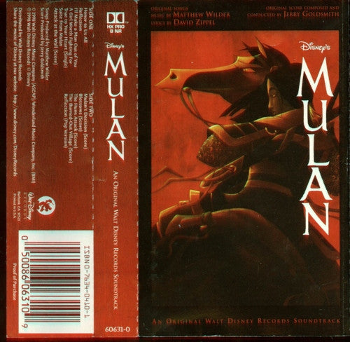 Matthew Wilder, David Zippel & Jerry Goldsmith : Mulan (An Original Walt Disney Records Soundtrack) (Cass, Album)