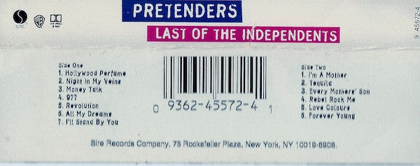 The Pretenders : Last Of The Independents (Cass, Album, SR,)