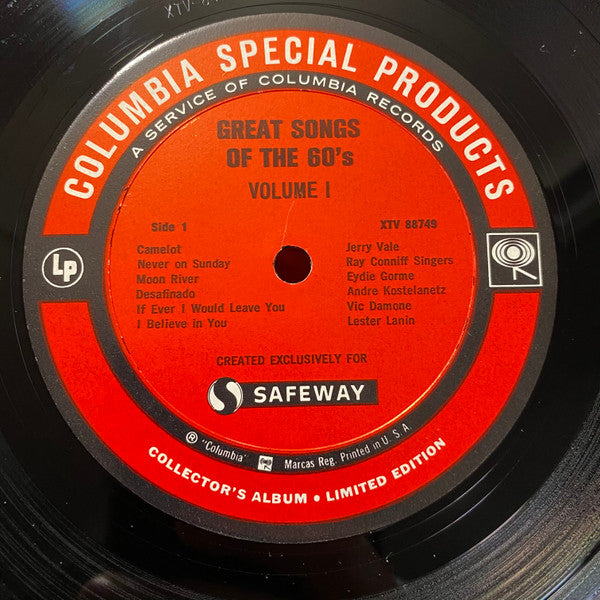 Various - Great Songs Of The 60's Volume 1 (LP) (M) - Endless Media