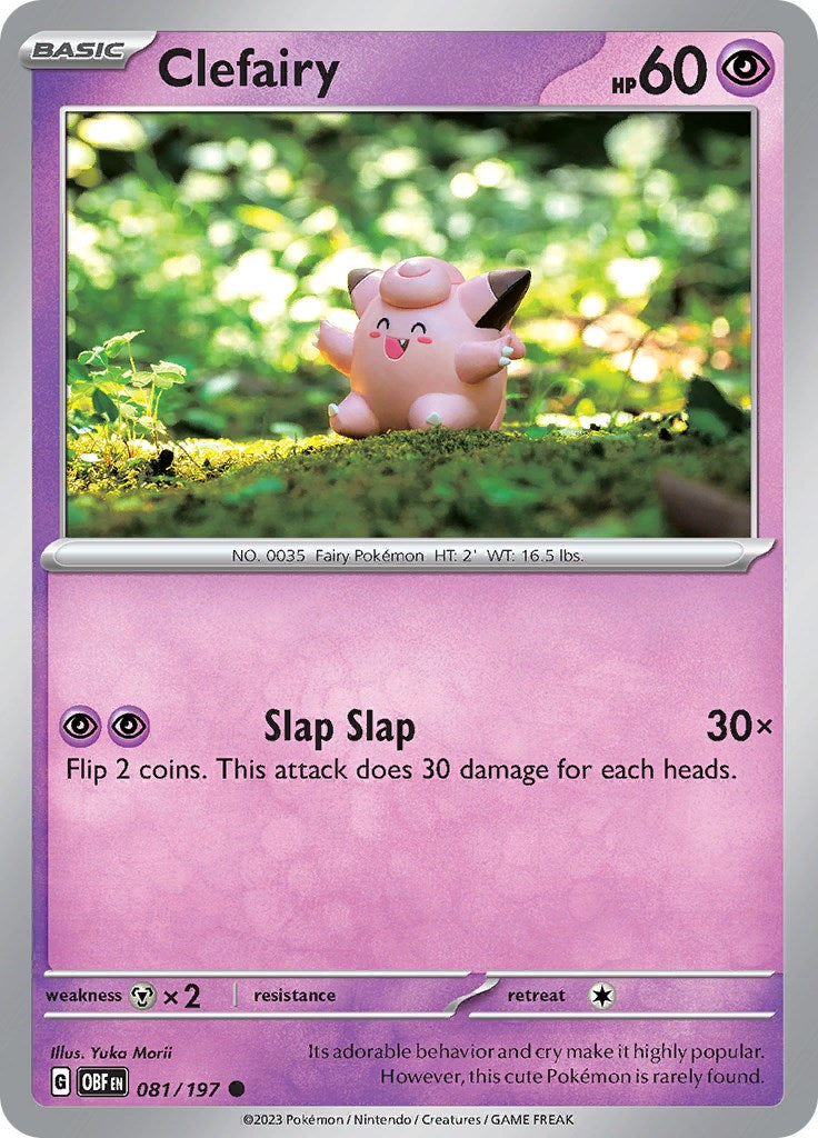 Clefairy [OBF - 081/197] Pokemon Trading Card